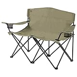 BUNDOK(バンドック)ツイン チェア BD-121KA 収納ケース付 カーキ【1~2人用】