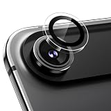 Podick カメラフィルム iPhone Air 用 カメラカバー 9H強化ガラス アルミ合金 アイフォンAir カメラ保護 キズ防止 耐衝撃 高透過率 黒縁取り 露出オーバー防止 極薄 いphone Air レンズカバー プロテクター クリア