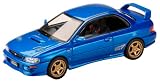 HJ64 1/64 スバル インプレッサ PURE SPORTS COUPE WRX type R STi Version (GC8) ソニックブルーマイカ 完成品 HJ641079ABL