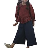 輝姫 子供上下セット スーツ 女の子 刺繍 プリント ボールネック クルーネック 綿 くま柄 民族風 春秋 着やせ ゆったり 長袖 クラシック (130ｃｍ)