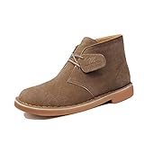 [Mr.M] マーティンメンズお洒落スエードレザーメンズイングランド砂漠靴 (41/ 25.5cm, カーキ / Khaki)