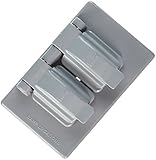 ダブルコンセントカバー、グレー