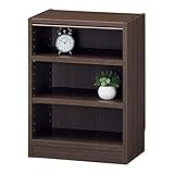 白井産業 【SHIRAI】 タナリオ オープンラック ダークブラウン TNL-6044DK