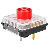 Kailh Choc V2 ロープロファイルスイッチ レッドリニア、4ピン 50gf RGB SMD ゲーミングメカニカルキーボードスイッチ (Choc Red 108pcs)