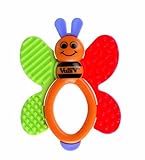 Vulli 101018 Rattle Teether Ring Butterfly Design by Vulli
