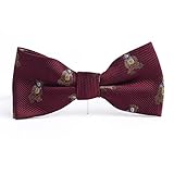 子供たちの子供のボーイの事前に結ばれた蝶ネクタイ調節可能なネクタイ 漫画の熊 結婚式のプロムパーティーのために