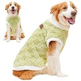 犬服 猫服 可愛い ペット犬の服 ふわふわ Tシャツ 秋冬 保温 防寒犬 着る毛布 ベスト 袖なし サンゴフリース ドッグウェア 小型犬 中型犬 大型犬 ラブラドール 柴犬 服 チワワ服 変身服 コスプレ お散歩 出かけ服 (グリーン, XS)