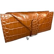 Amazon | 長財布 イタリア 牛本革 クロコダイル型押し