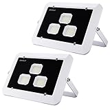 SMARUP 2個セット150W led投光器 広角広範囲昼光色 IP66防水防塵 室内 屋外照明