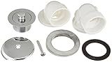 Jones Stephens B07010 Polished Chrome Lift and Turn Standard PVC Half Kit [並行輸入品]