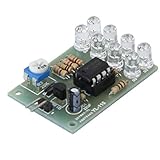 LM358 12Vは、軽い8LED青い閃光灯が電子ＤＩＹモジュール・チップを分けるとささやきます