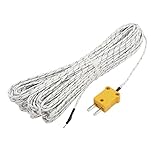 uxcell Kタイプ 熱電対 -30C-400C 20M 1個入り