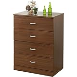 チェスト 4段 木製 幅58.5×奥行38.5×高さ80.5cm ブラウン 96838