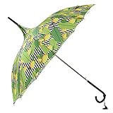 ジョージオリバー 長傘 イエロー 88cm モリーマレ 長傘 ストライプレモン柄 UM910003