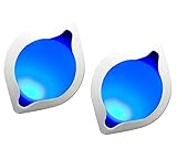 Greenic 0.5Wナイトライト 常夜灯 ledライト 明暗センサーライト コンセント付き 明暗センサー 足元灯 室内照明 玄関 階段 廊下 授乳ライト 寝室用 省エネ 2個セット ブルー