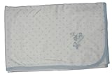 Kissy Kissy Baby-Boys Infant Toy Box Dots Print Receiving Blanket-White With Blue-One Size [並行輸入品]