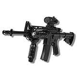 VERSOS 野良猫のフン対策 害獣対策 連射式 電動ガン バイオBB弾(約2,000発)&ライトセット ブラック VS-M4-A1D