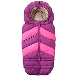 7A.M. ENFANT Blanket 212 Chevron Grape/Neon Pink ベビーカーフットマフ SIZE(0-4T）