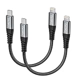 USB C Lightningケーブル 短い 30CM 2本セット タイプC iPhone 充電器 ケーブル タイプC ライトニングケーブル Type C Lightningケーブル iPhone 14 13 12 Pro Max 11 Pro XS XR X 8 Plus/iPad/iPod