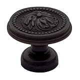 Baldwin 4929112 Ornamental Cabinet Knob, Aged Bronze by Baldwin