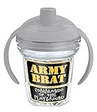 Tervis Tumbler US Army Brat Commando of the Playground 6oz Sippy Cup with Grey Lid by Tervis