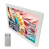 Broadwatch モニター LCD デジタルフォトフレーム 縦型 15.5インチ HDMI接続対応 デジタル サイネージ 壁掛け 自立 スタンド付き ディスプレイ 小型 薄型