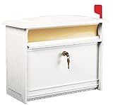Gibraltar MSK0000W Extra Large Lockable Security Wall Mount Mailbox, White [並行輸入品]