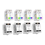BC365XL+BC366XL 各4個セット 互換インクカートリッジ CANON用 インク 365 366 詰め替えインク 大容量 取扱説明書付き 詰め替え キヤノン用 PIXUS TS3530 TS3730 インク