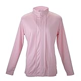 ユニワールド のらスタイル フェミニンハーフジップアップ NS-500 [LLサイズ] [UV加工] [吸汗速乾ハニカムメッシュ] [ピンク]