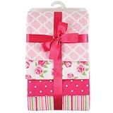 Hudson Baby Flannel Receiving Blankets, Pink by Hudson Baby [並行輸入品]