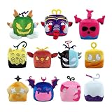 [WUKO] ブロックスフルーツ 周辺 ぬいぐるみ ゲーム人形 blox fruits 面白くて可愛い ぬいぐるみ人形のおもちゃ 手作り人形 おもちゃの飾り 柔らかいぬいぐるみ枕 家庭用 置物 ホームデコレーション 子供ホリデーギフトクリスマス プレゼント (D)