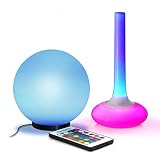 夜ライトグローLEDテーブルランプと明るいORB常夜灯とカラーモードの変更、ポータブル設計とワイヤレスリモートコントロール – 完璧なクリスマスギフトの赤ちゃん、幼児、子供and More