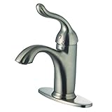 Yosemite Home Decor YPH16258-BN Single Handle Lavatory Faucet, Small, Brushed Nickel [並行輸入品]