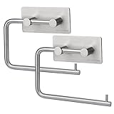 HomeIdeasトイレペーパーホルダーストレージバスルームキッチンペーパータオルディスペンサーティッシュロールハンガー従来壁マウント 5.4 x 3.5 x 4.2 inches HOMEIDEAS