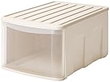 サンコープラスチック 衣類収納深型 シンク 幅38×奥55×高28cm ソフトベージュ