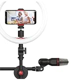 FUGU YOUTUBER動画配信キット 動画撮影セット スマホ三脚ライト付き ライブ配信機材 撮影用照明スタンド LEDリングライトセット Vlogスターターキット 自撮り照明付き三脚 YouTube配信グッズ リモコン付き撮影セット 初心者向け動画撮影機材 FG-VIDKIT001