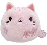 三英貿易(Sanei Boeki) オリジナル ぬいぐるみ ねこだんご 桜ねこだんご とらさくら W7.5×D6×H7cm アニマル
