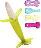 NAVI Baby Teether - BANANA Training Toothbrush and Teething Necklace for Moms - Infant Toys and Gift