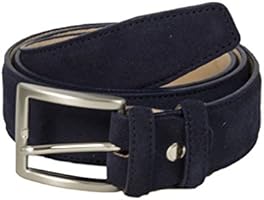 40 Colori トレント レザーベルト ネイビー Mサイズ (84-92cm)