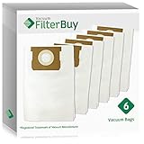 6 – Vacmasterダストバッグ。Designed by FilterBuy toフィットVacmaster & Shop - Vac真空掃除機。