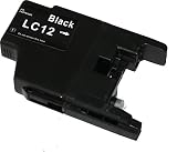 インク王国 ブラザー工業 LC12-BK ブラック 単品 互換インクカートリッジ DCP-J725N|MFC-J955DWN|MFC-J955DN|MFC-J825N|MFC-J705DW|MFC-J705D