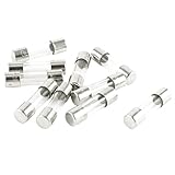 Hommy 10個高速ブロー型ガラス管ヒューズ5x20ミリメートル 250V 100mA