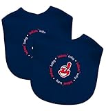 Baby Fanatic Team Color Bibs, Cleveland Indians, 2-Count by Baby Fanatic [並行輸入品]