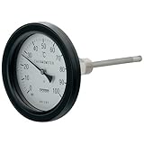 カクダイ バイメタル製温度計(防水・アングル型) 649-914-100B