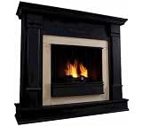 Real FlameシルバートンVentlessジェル暖炉