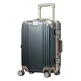 [レジェンドウォーカー] スーツケース 耐衝撃 アルミフレーム キャリーケース 機内持ち込み Sサイズ 静音ダブルキャスター TSAロック 