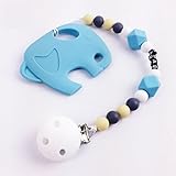 Mamiami Home おしゃぶり シリコーン象 シリコーンペンダント 組合せスーツ 噛がため　赤ちゃんのおもちゃ 2個/ゼント