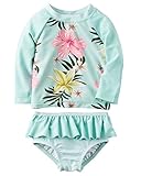 カーターズ Carter's 水着 ラッシュガード ＆ ショーツ セット Carter's Floral Rashguard Set NB (50-55cm)
