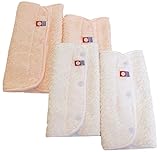 日本製 今治タオル 抱っこひも用　よだれカバー 　タオル生地　2セット (ローズ/ホワイト)