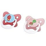 Dr. Brown's PreVent Butterfly Pacifiers 2 Pack - Pink (12+ Months) by Dr. Brown's [並行輸入品]